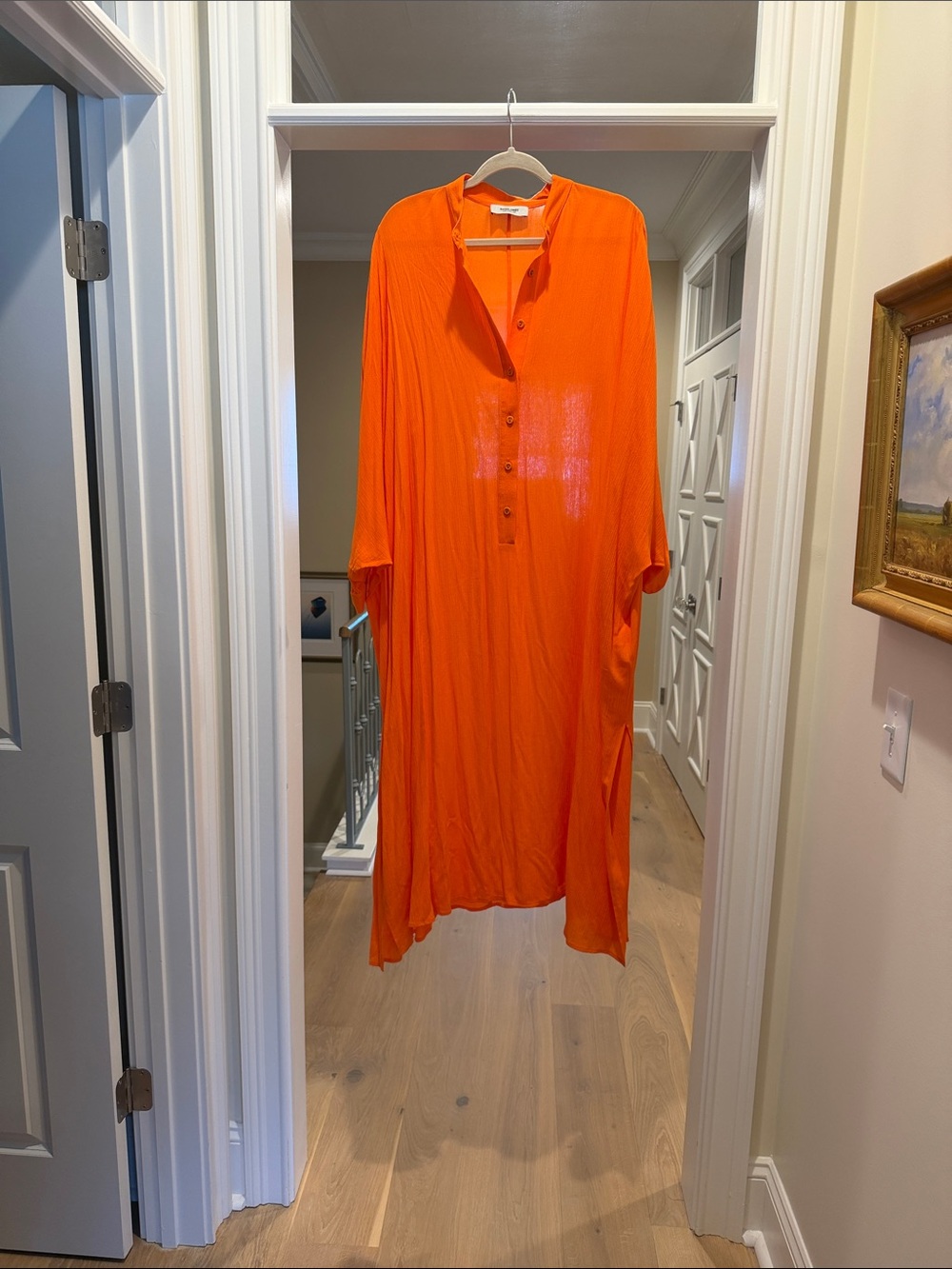 Rachel Comey Button-Front kaftan Dress(bw)